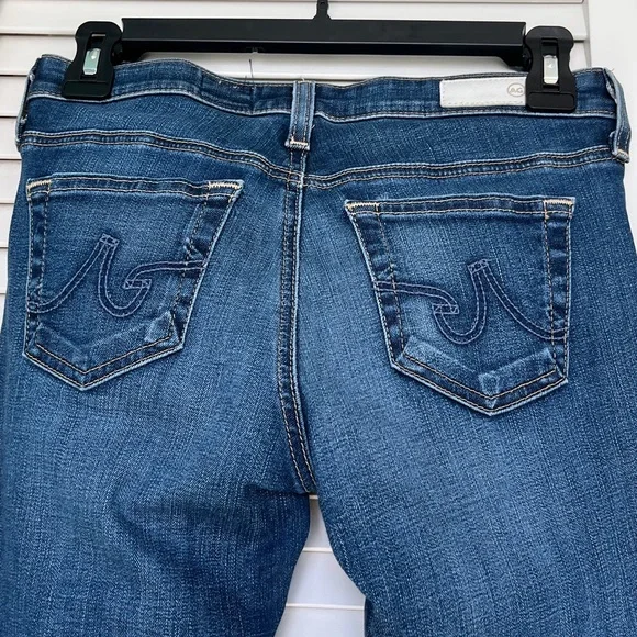 AG Jeans size 25 The Stilt Cigarette Roll-Up, raw hem, great condition - Picture 6 of 10